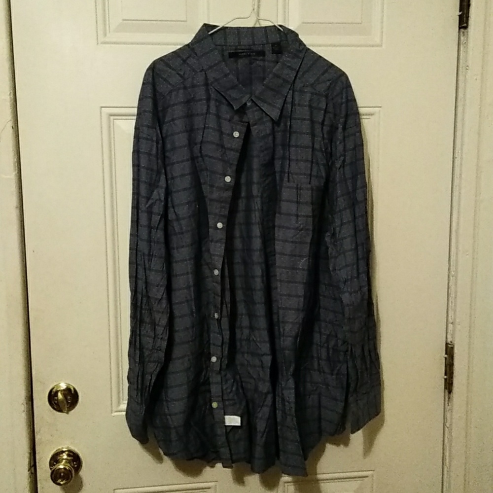 Perry Ellis button up long sleeved shirt size 4x
